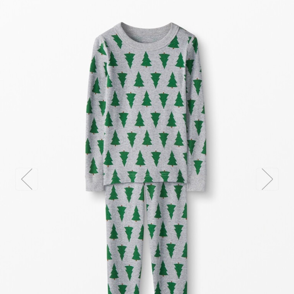 NWT Hanna Andersson Long Tannenbaum PJs Size 160cm (14 U.S.)